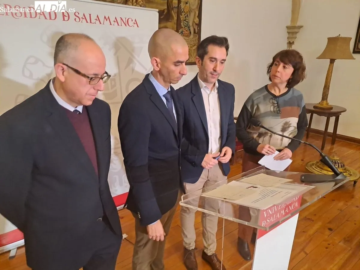 Presentación en la Casa-Museo Unamuno del documento que desvela la conexión de Unamuno y H. G. Wells. Foto de David Domínguez