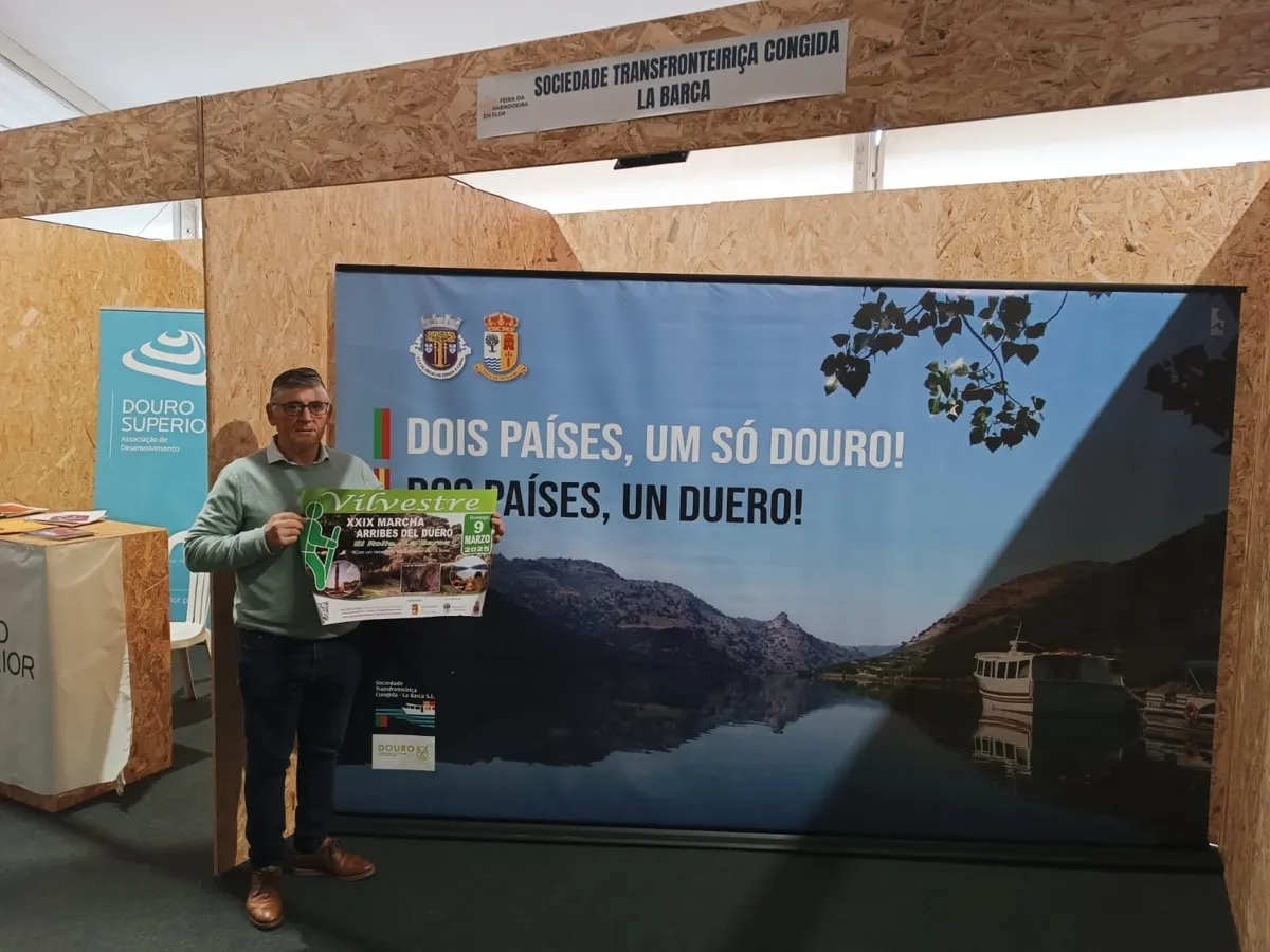 Vilvestre en la feria de Amendoeiras en Freixo 