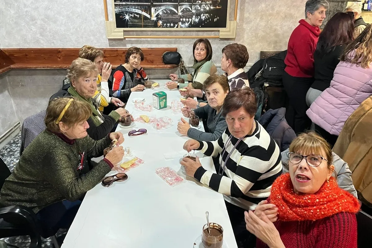 Celebración de la fiesta de las águedas en Barruecopardo