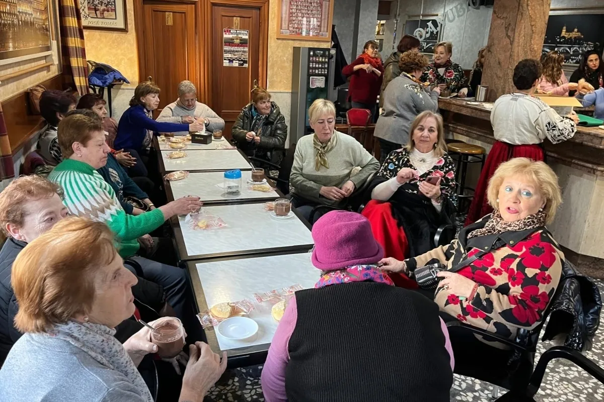 Celebración de la fiesta de las águedas en Barruecopardo
