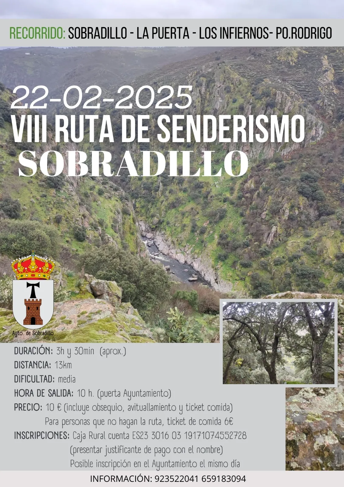 Cartel de la ruta