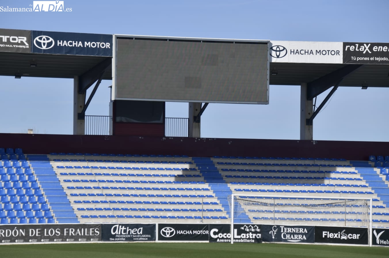 Los centrados videomarcadores del Reina Sofía, listos y dispuestos para el Unionistas - Andorra... salvo sorpresa en las pruebas