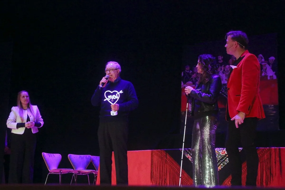 Entrega de premios en la Gala del Humor y del Amor