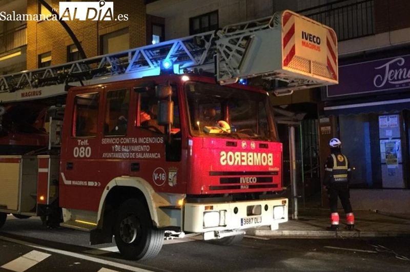 Incendio en una casa en el Barrio Vidal