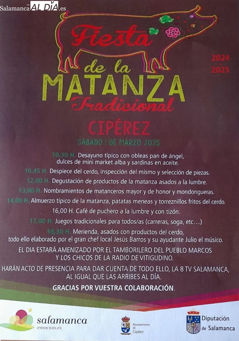 Foto 2 - Cip&eacute;rez se prepara para una nueva edici&oacute;n de la Fiesta de la Matanza Tradicional