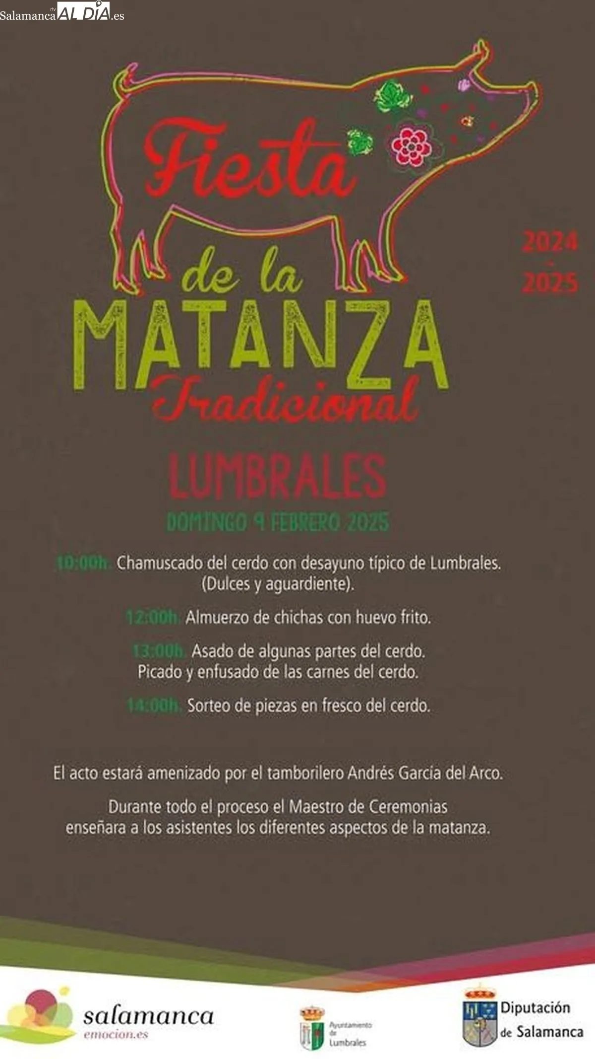 La jornada matancera se desarrollará en la Plaza Mayor de Lumbrales