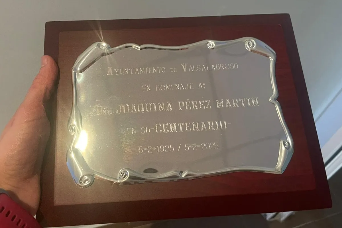 Joaquina Pérez Martín llega a los 100 años en la residencia de Aldeadávila