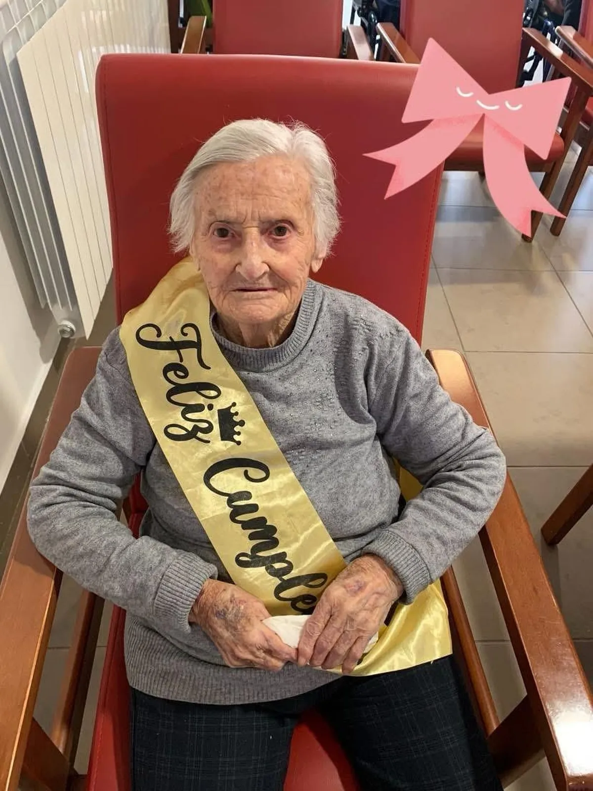 Joaquina Pérez Martín llega a los 100 años en la residencia de Aldeadávila