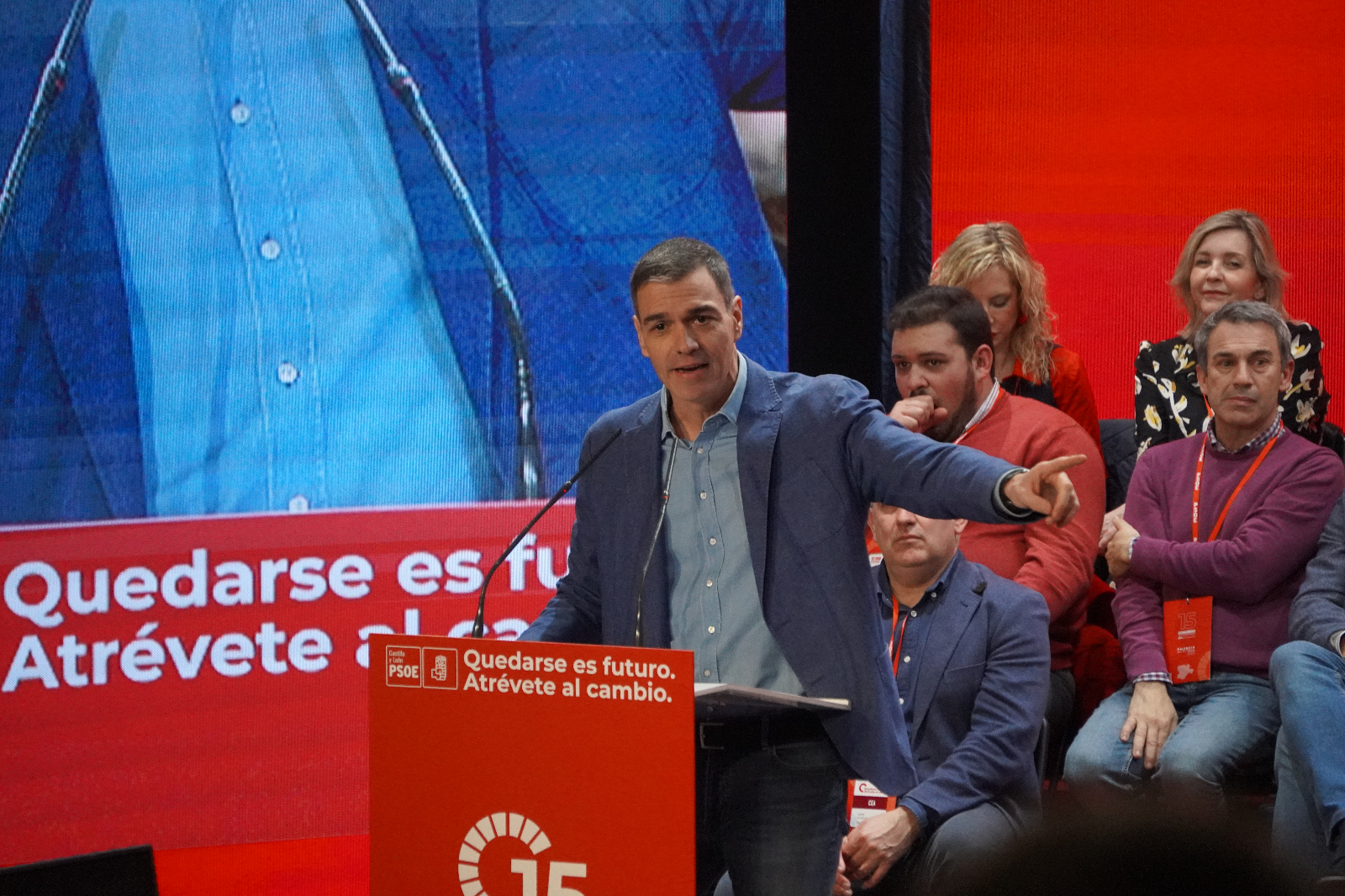 Pedro Sánchez: Mañueco tiene en su carta de presentación 200.000 habitantes menos, que es como eliminar la ciudad de Burgos