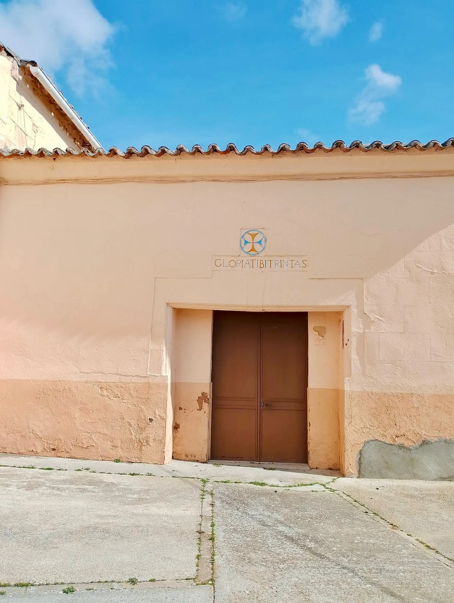 Derrumbe de uno de los muros del Monasterio Santa María la Alta de Villoruela