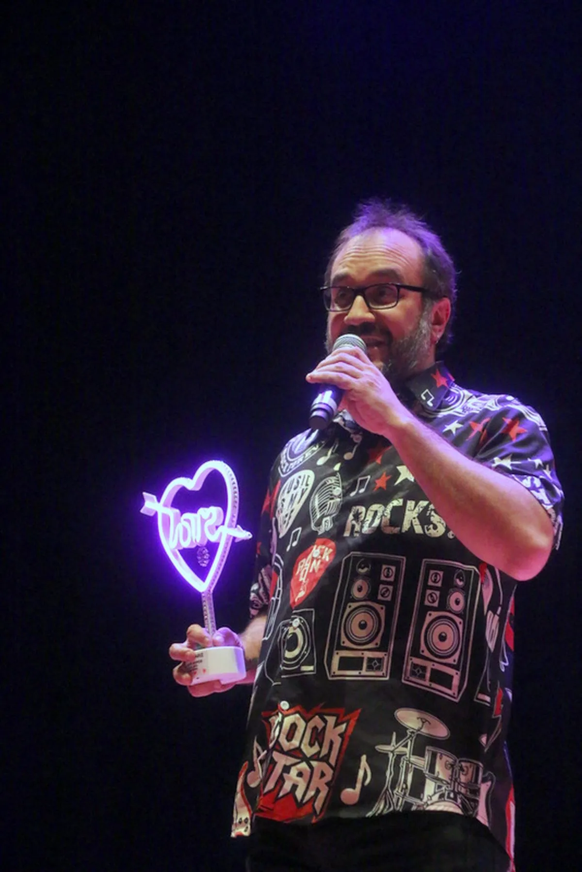Entrega de premios en la Gala del Humor y del Amor