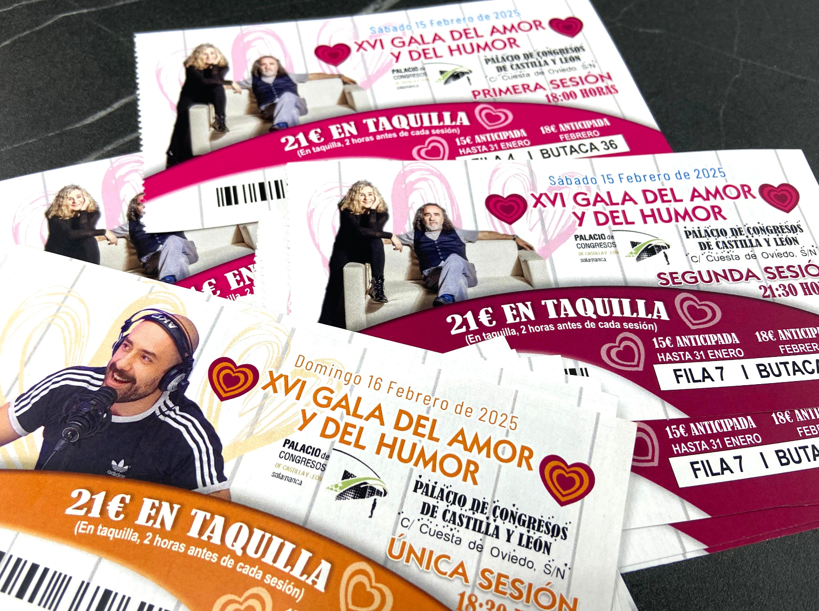 ¡FIN DEL SORTEO! Entradas gratis para la XVI Gala del Amor y del Humor de Salamanca 