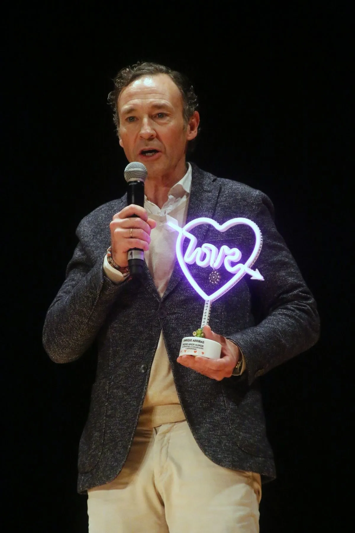 Entrega de premios en la Gala del Humor y del Amor