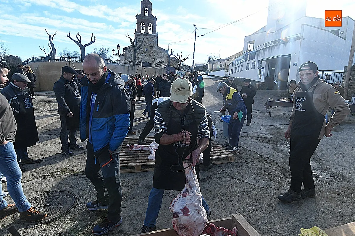 Labores de la matanza típica del cerdo en Saelices El Chico / Fotos: Adrián M.Pastor