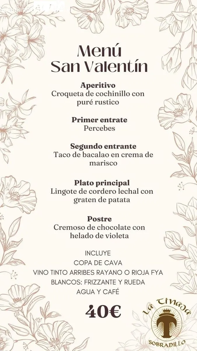 Foto 2 - El restaurante La Tinaja ofrece un atractivo men&uacute; para celebrar San Valent&iacute;n