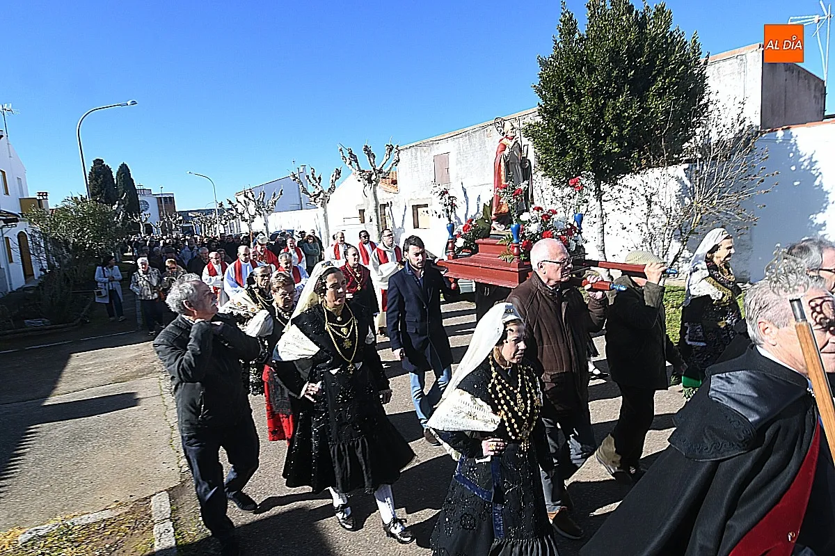 Momento de la festividad de San Blas en Ciudad Rodrigo / Fotos: Adrián M.Pastor