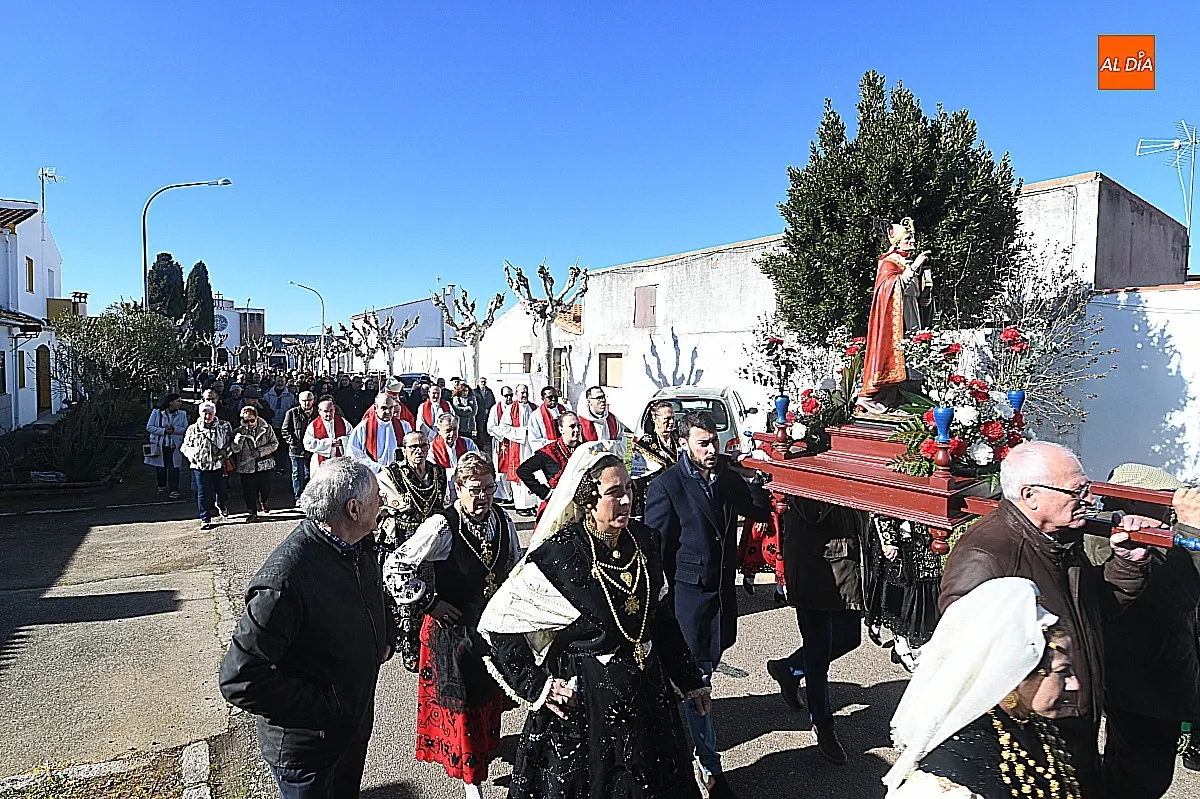 Momento de la festividad de San Blas en Ciudad Rodrigo / Fotos: Adrián M.Pastor