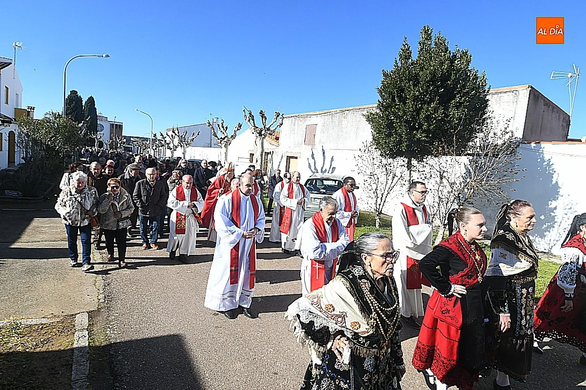 Momento de la festividad de San Blas en Ciudad Rodrigo / Fotos: Adrián M.Pastor
