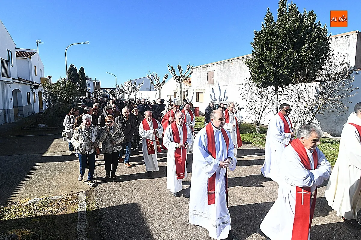 Momento de la festividad de San Blas en Ciudad Rodrigo / Fotos: Adrián M.Pastor