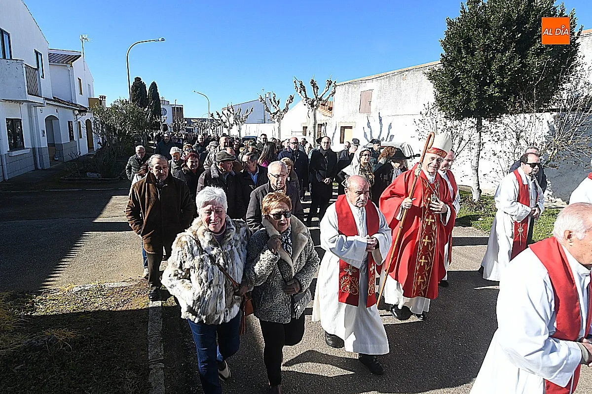 Momento de la festividad de San Blas en Ciudad Rodrigo / Fotos: Adrián M.Pastor