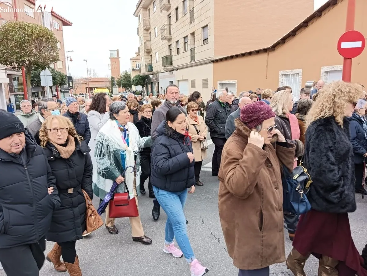 Procesión de San Blas en Santa Marta de Tormes. Foto de Toni Sánchez