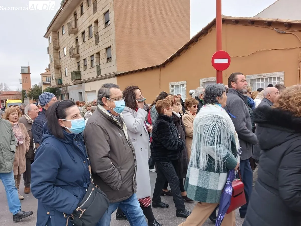Procesión de San Blas en Santa Marta de Tormes. Foto de Toni Sánchez