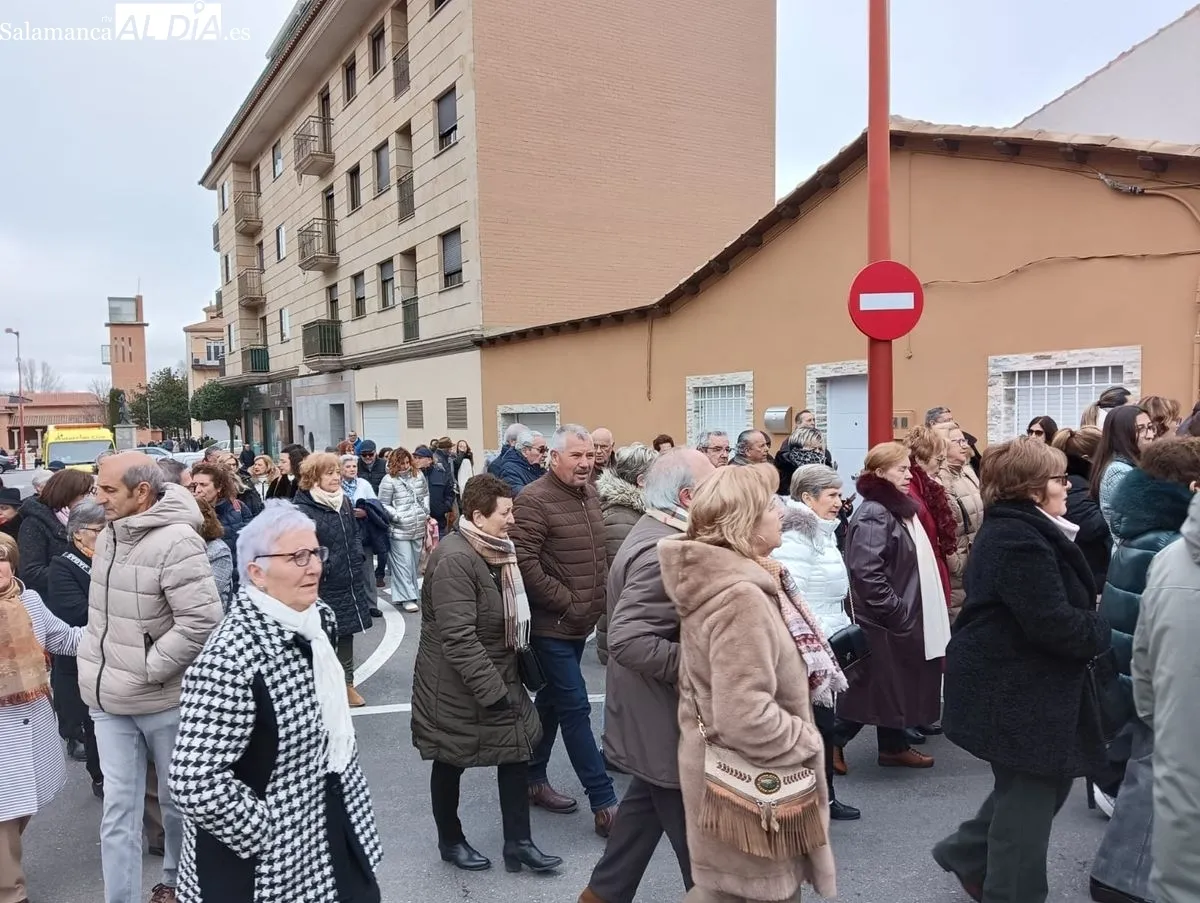 Procesión de San Blas en Santa Marta de Tormes. Foto de Toni Sánchez