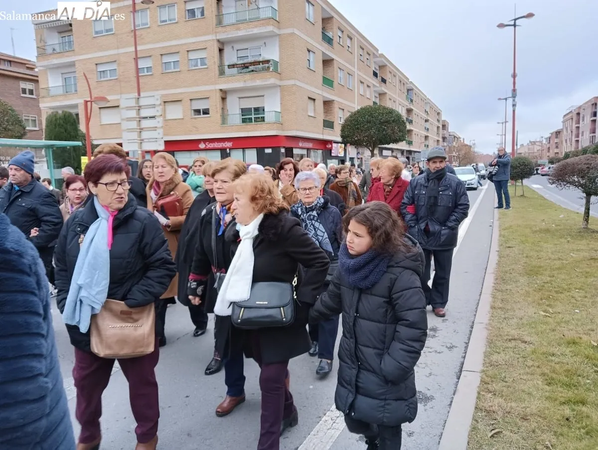 Procesión de San Blas en Santa Marta de Tormes. Foto de Toni Sánchez