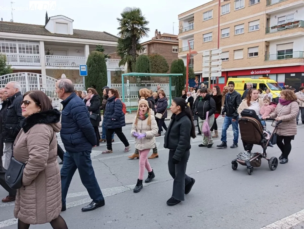 Procesión de San Blas en Santa Marta de Tormes. Foto de Toni Sánchez