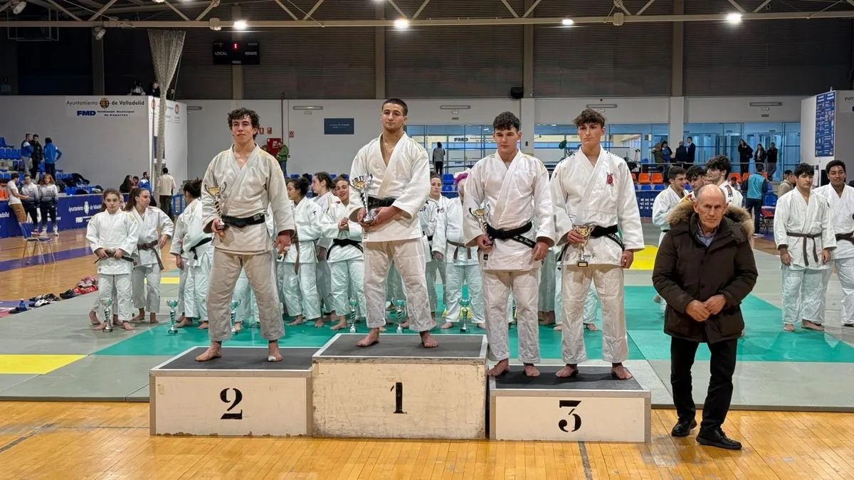Los judokas del Club Doryoku en el Campeonato Autonómico de Judo