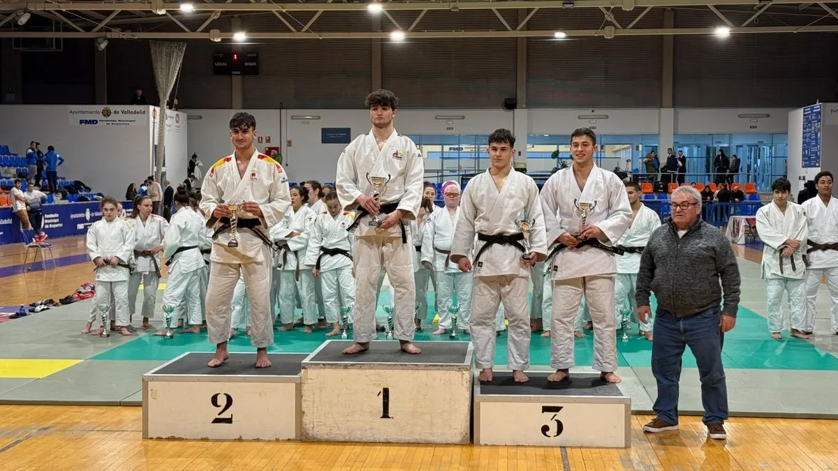 Los judokas del Club Doryoku en el Campeonato Autonómico de Judo