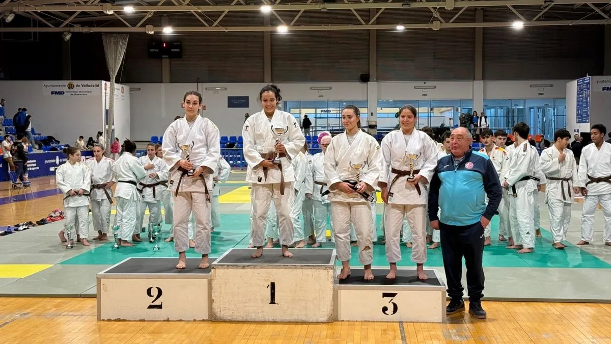 Los judokas del Club Doryoku en el Campeonato Autonómico de Judo