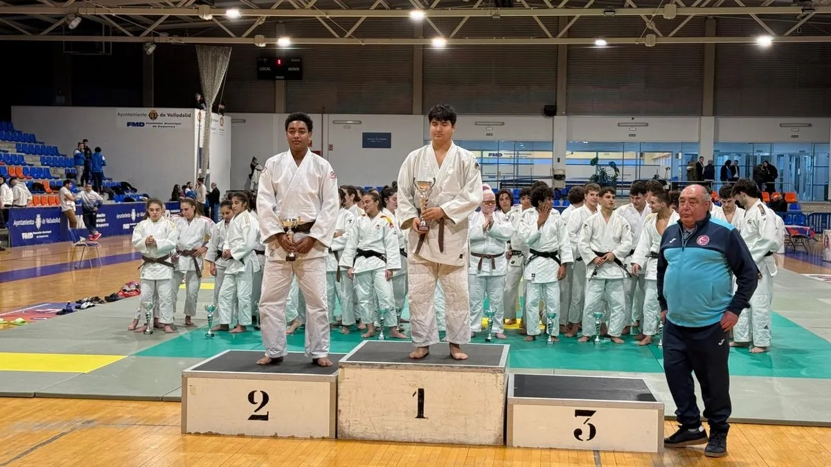 Los judokas del Club Doryoku en el Campeonato Autonómico de Judo