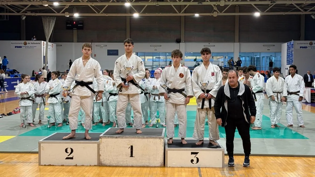 Los judokas del Club Doryoku en el Campeonato Autonómico de Judo