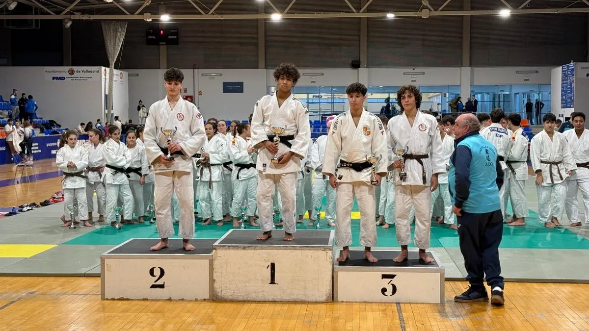 Los judokas del Club Doryoku en el Campeonato Autonómico de Judo