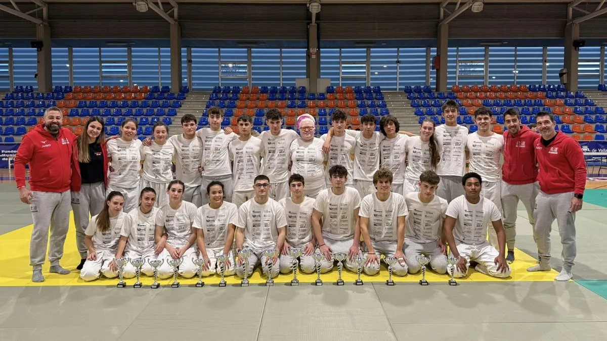 Los judokas del Club Doryoku en el Campeonato Autonómico de Judo