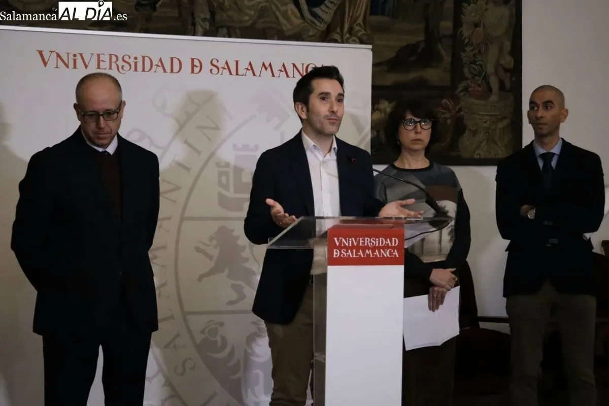Presentación en la Casa-Museo Unamuno del documento que desvela la conexión de Unamuno y H. G. Wells. Foto de David Domínguez