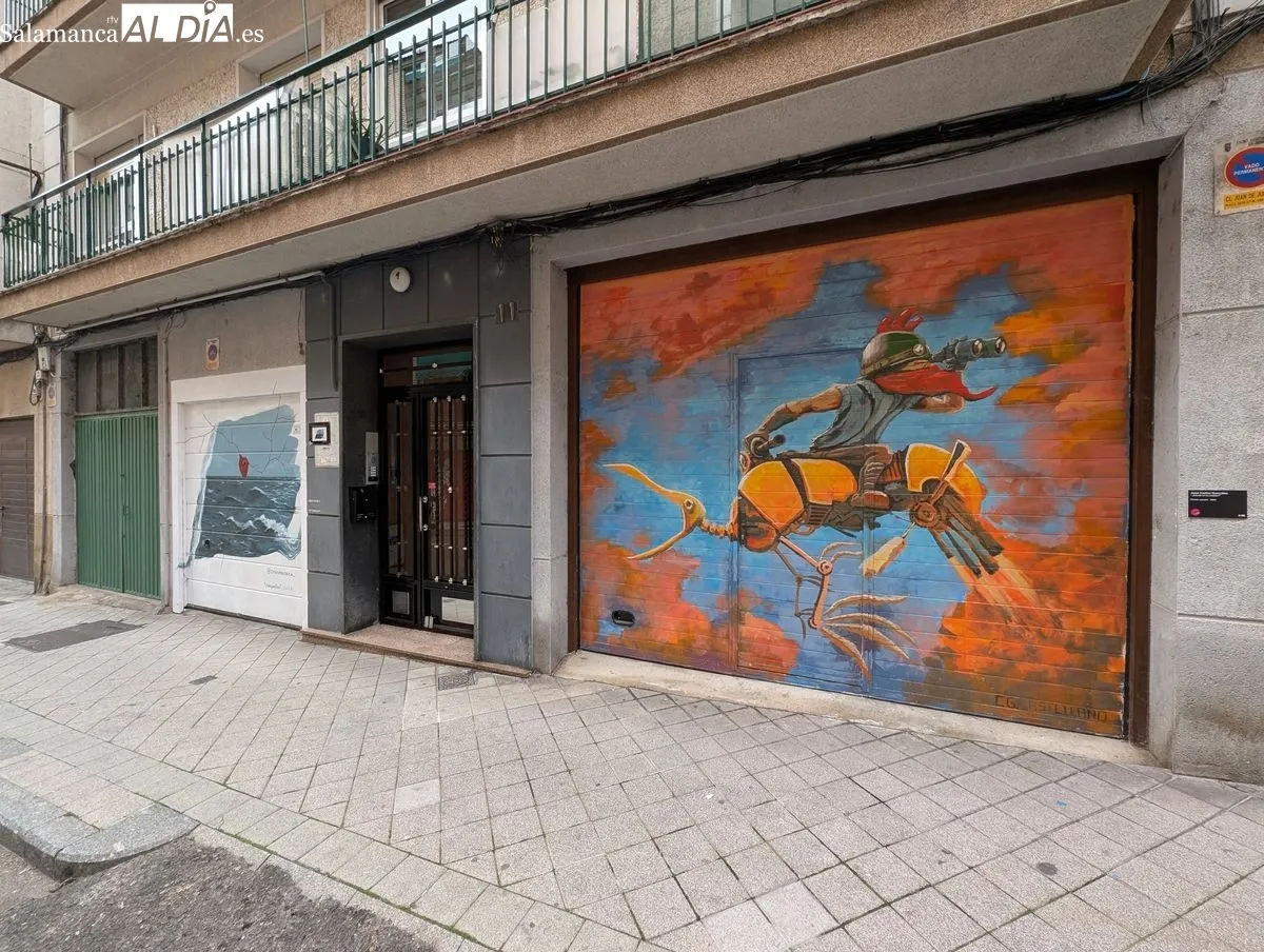 '¿Dónde se ha metido', de José Carlos Castellano, en el barrio del Oeste. Foto: David Sañudo