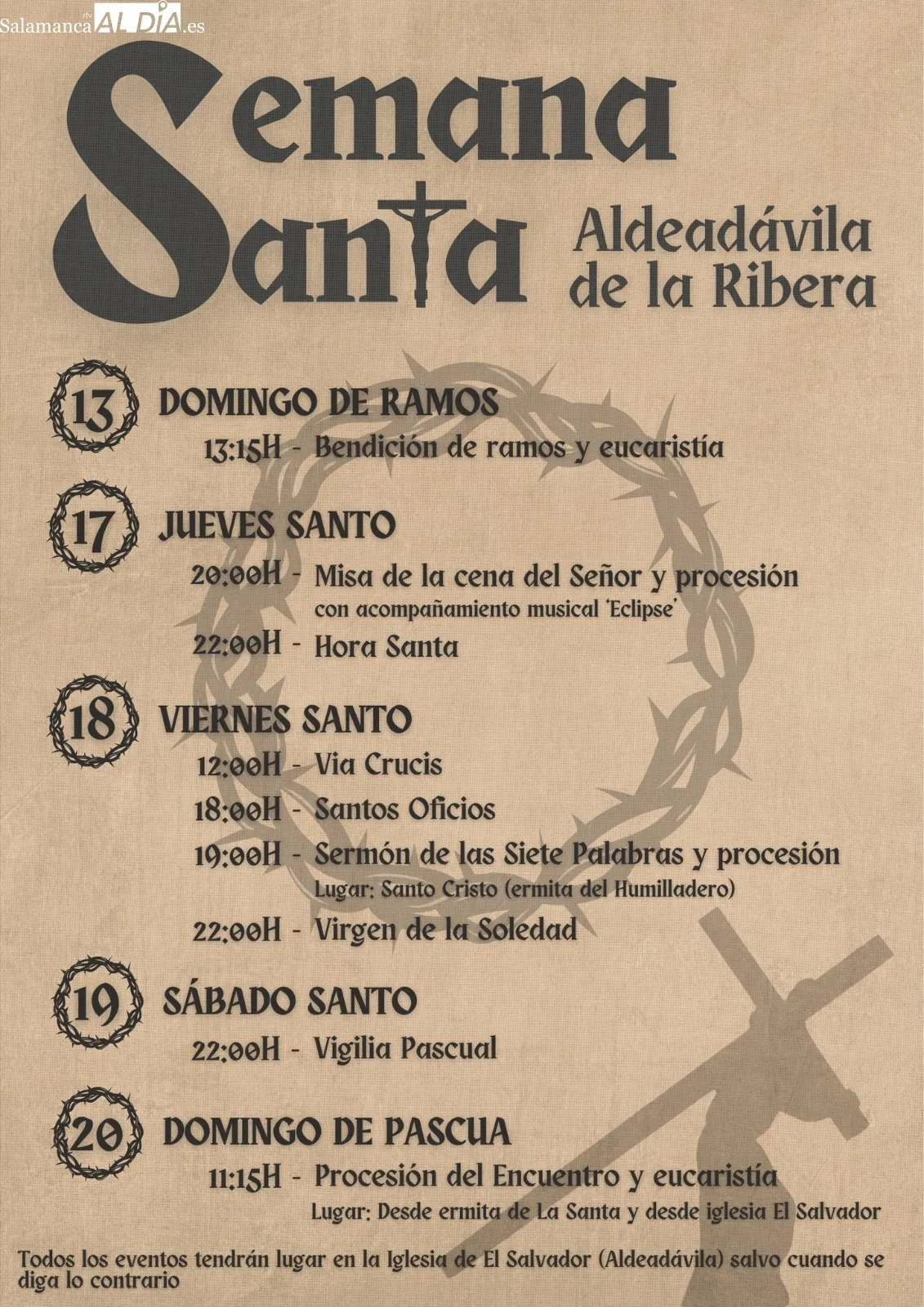 Cartel de la programación