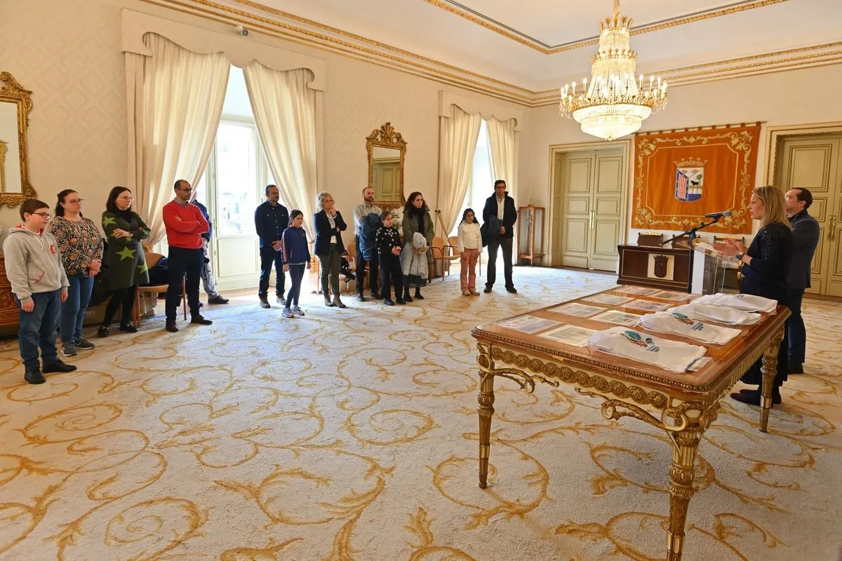 Entrega en el Ayuntamiento de Salamanca de los premios XXII Concurso Internacional de Dibujo Infantil de Aqualia