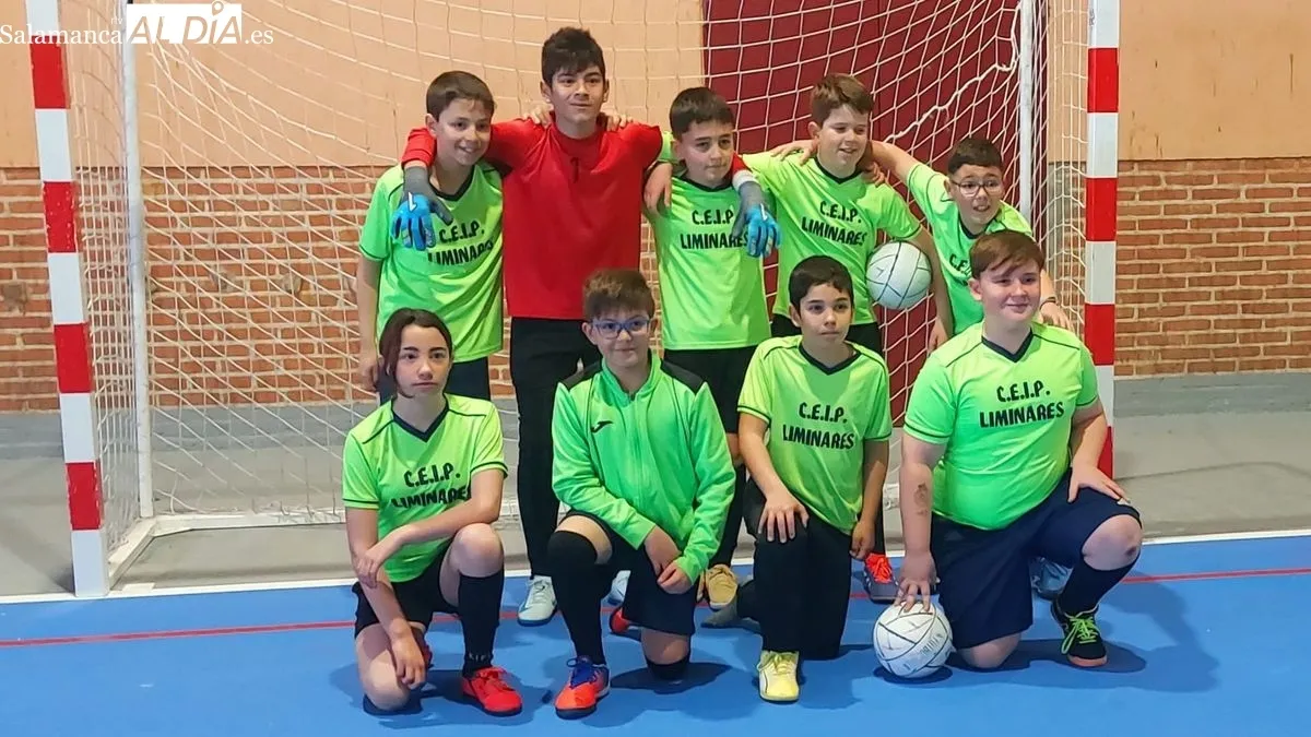 Equipo Alevín A de Lumbrales, campeón de futbol sala