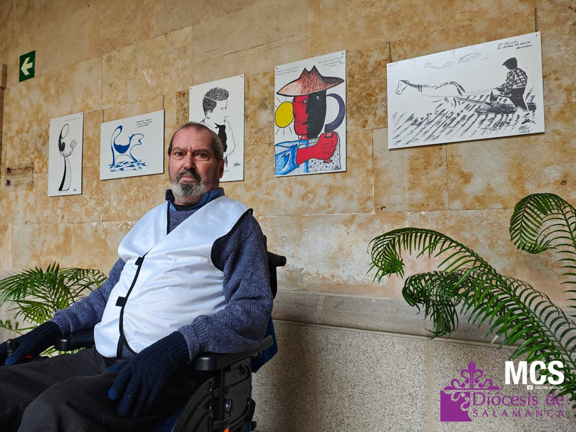 Exposición Disegni per pensare e sentire, de Gerardo A. Aller, en Salamanca