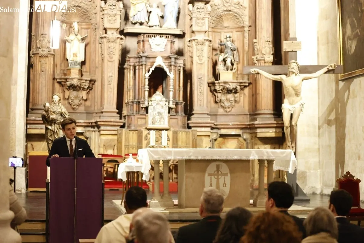 Pablo Mangas Martín, pregonero de la Semana Santa Joven 2025 en Salamanca | FOTOS: David Sañudo