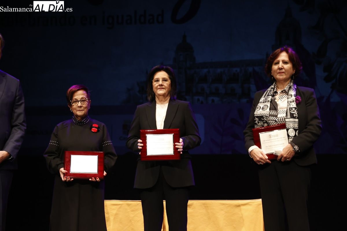 FOTOS | Mujeres homenajeadas en Salamanca 8-M 2025