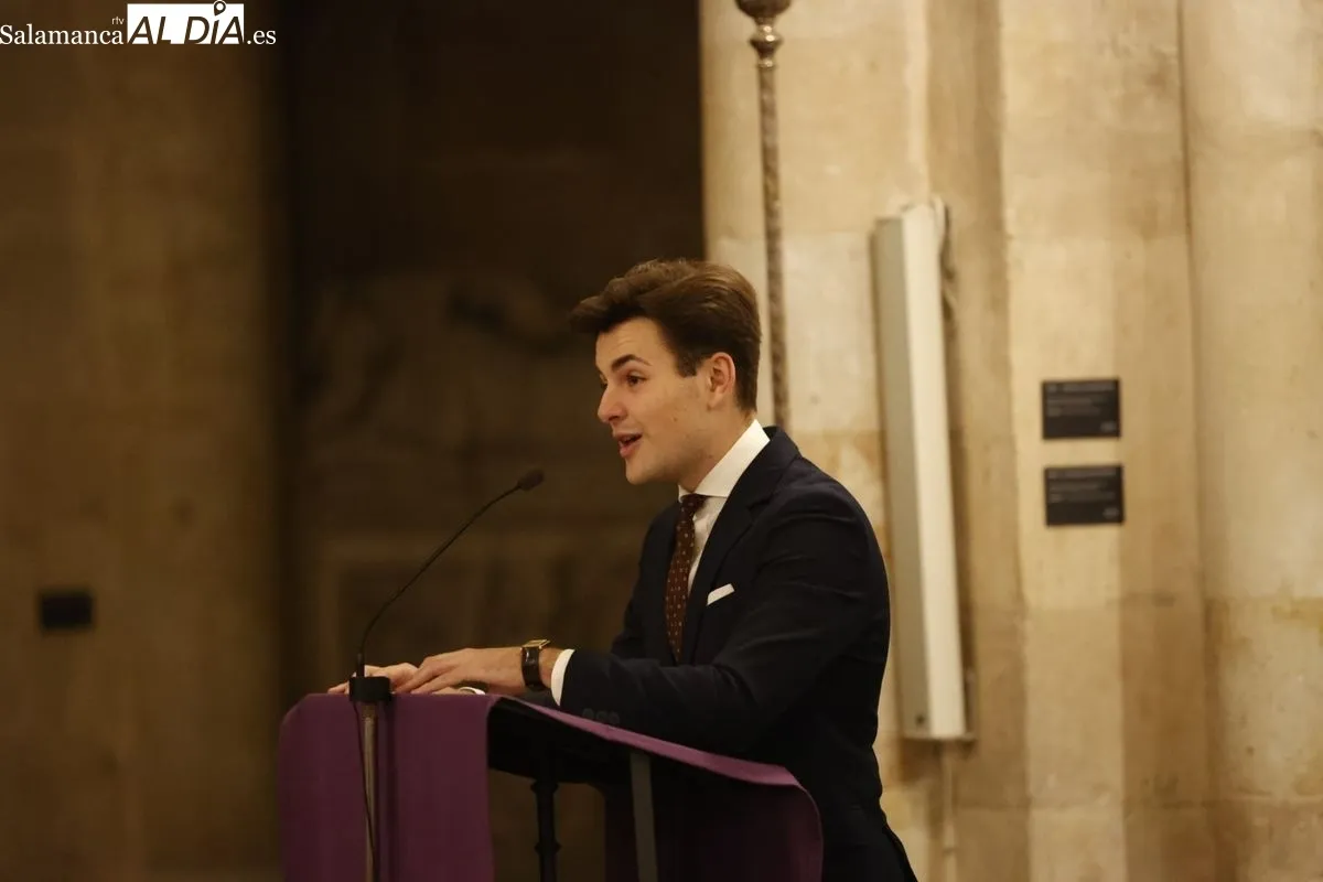 Pablo Mangas Martín, pregonero de la Semana Santa Joven 2025 en Salamanca | FOTOS: David Sañudo