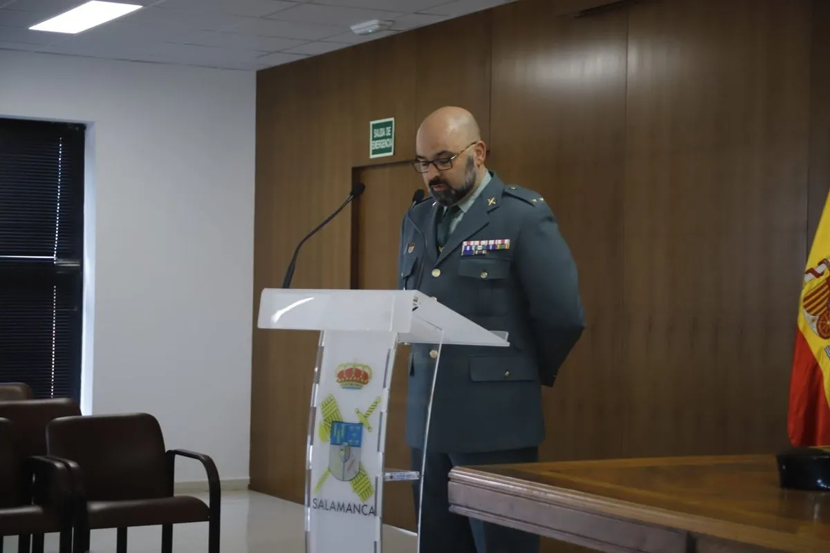 Rueda de prensa sobre la detención de los autores del violento asalto de una casa en Puente del Congosto. Foto de Ángel Puma