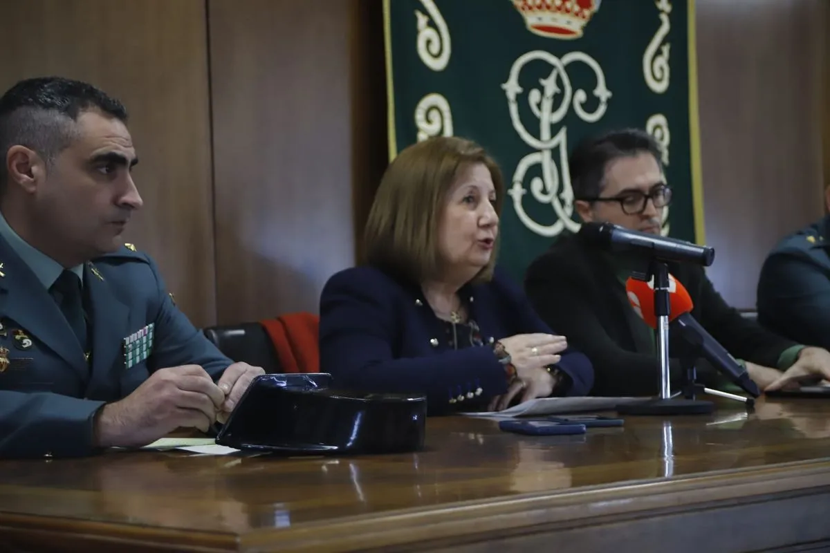 Rueda de prensa sobre la detención de los autores del violento asalto de una casa en Puente del Congosto. Foto de Ángel Puma