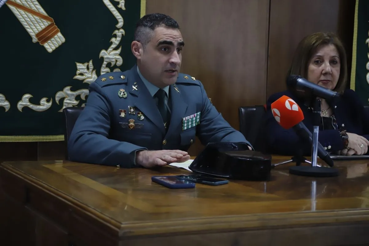 Rueda de prensa sobre la detención de los autores del violento asalto de una casa en Puente del Congosto. Foto de Ángel Puma