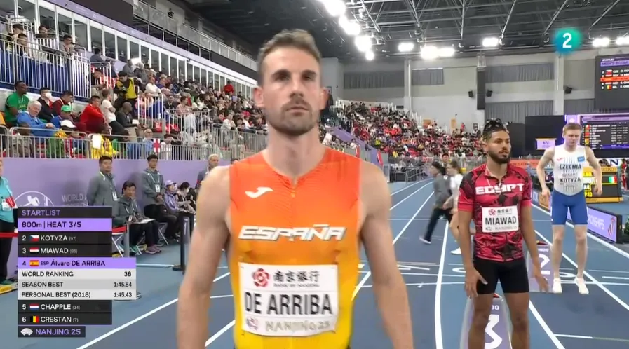 Foto 2 - &Aacute;lvaro de Arriba se mete con solvencia en las semifinales del Mundial en Pista Cubierta