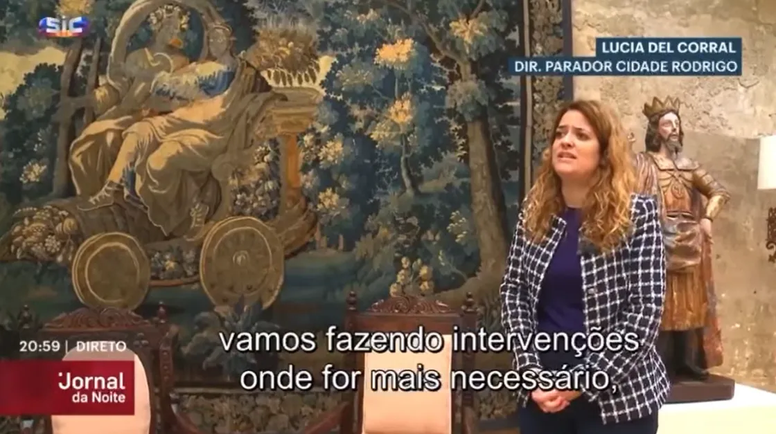 Foto 6 - La cadena portuguesa SIC emite un reportaje en torno al Castillo de Ciudad Rodrigo